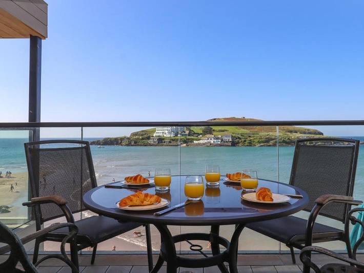 Apartment for 4 people, with view and pool in Bigbury on Sea
