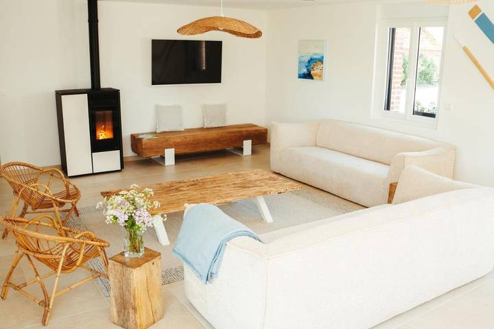 Location de vacances pour 15 personnes, avec vue ainsi que terrasse et jardin à Quend - 4