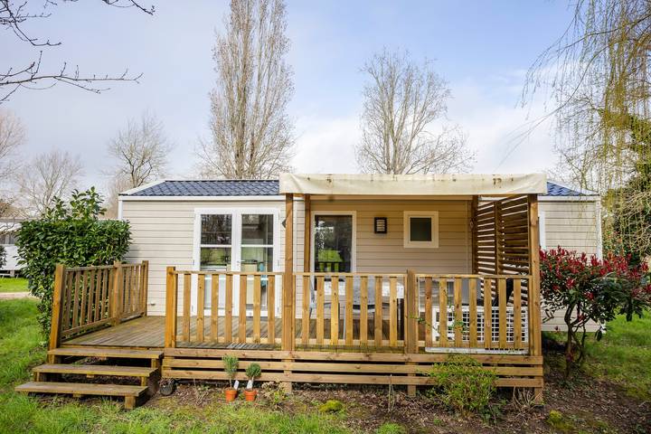 Camping voor 6 personen, met Tuin en Kinderzwembad in Carnac