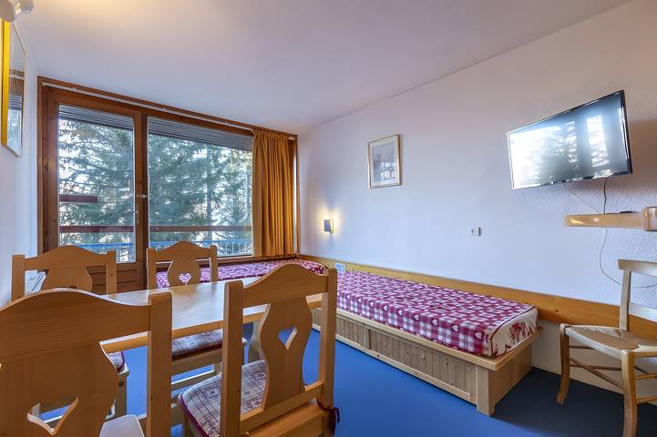 Studio entier, Studio "Beau Lauzieres 11 Arc" avec balcon, au pied des pistes in Arc 1800, Bourg-Saint-Maurice