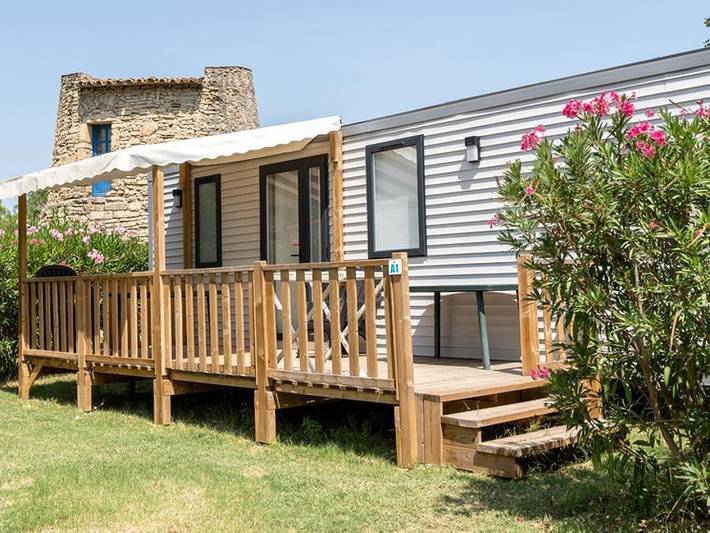 Camping Beau Rivage - Ciela Village - Mobilheim 6 personen - Ciela Privilège - 3 Schlafzimmer in Mèze, Mittelmeerküste (Frankreich)