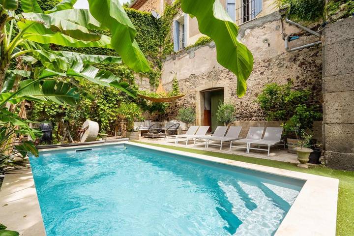 Location de vacances pour 12 personnes, avec jardin et piscine, animaux acceptés à Saint-Thibéry - 2