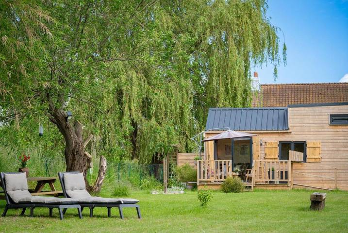 Chalet pour 4 personnes, avec piscine et jardin, adapté aux familles
