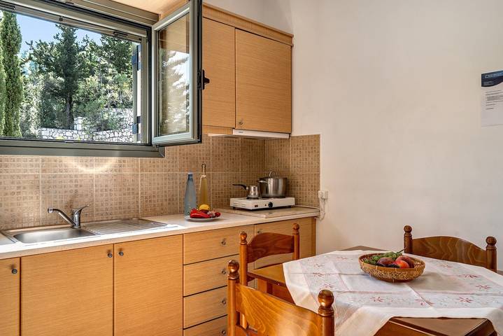 Estudio entero, Alojamiento de vacaciones "Apartamento Alkionides 1" con vistas al bosque de pinos in Agios Nikitas, Grecia