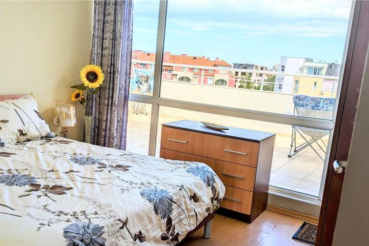 Ganze Ferienwohnung, Ferienwohnung für 5 Personen mit Terrasse in Sonnenstrand, Oblast Burgas