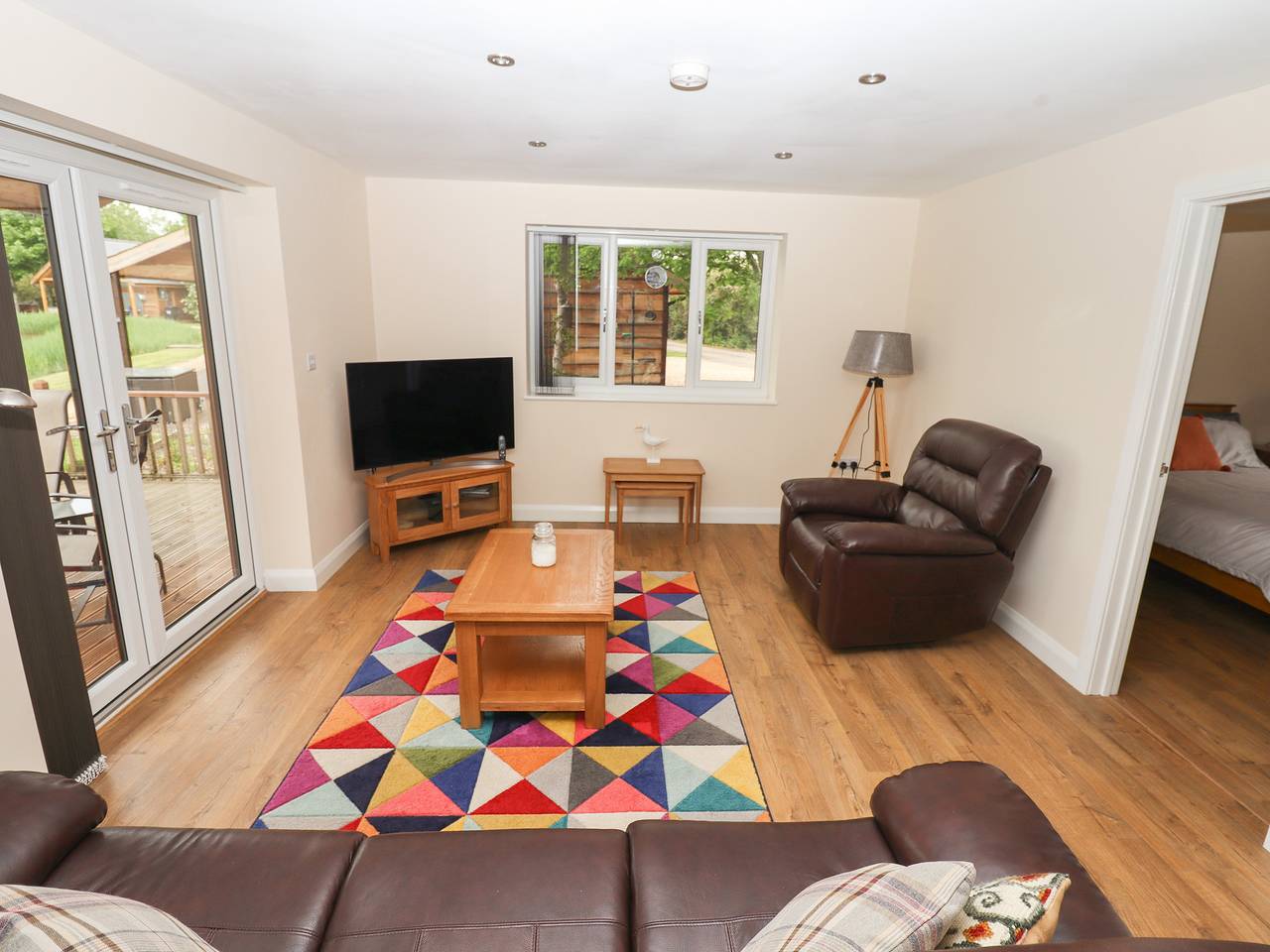 Butterfly Lodge in Thorpe on the Hill, Lincolnshire