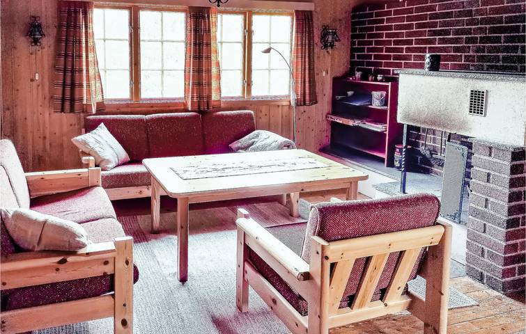 Casa de vacaciones para 6 personas con terraza in Hurdal
