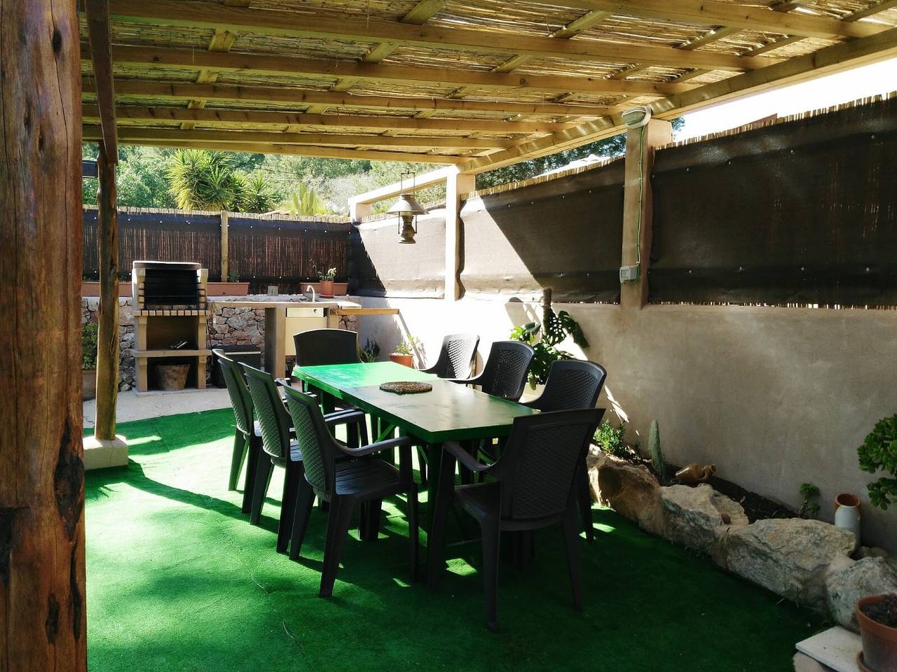 Bungalow 'Casita 12' mit privater Terrasse, Wi-Fi und Klimaanlage in Formentera, Formenteras Küste