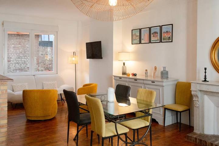 Appartement de vacances pour 4 personnes, avec terrasse et vue, animaux acceptés