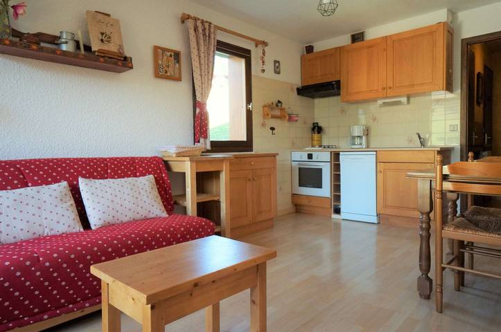 Appartement de vacances entier, Cottagnes 1 Ar : A 100 mètres des pistes, Grande Terrasse et Vue Montagnes in Le Grand-Bornand, Région d'Annecy