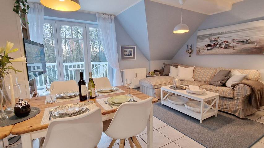 Ferienwohnung für 4 Personen, mit Balkon - 1