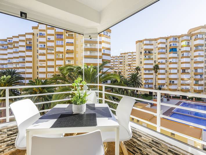 Studio für 2 Personen, mit Terrasse und Pool in Algarrobo - 4