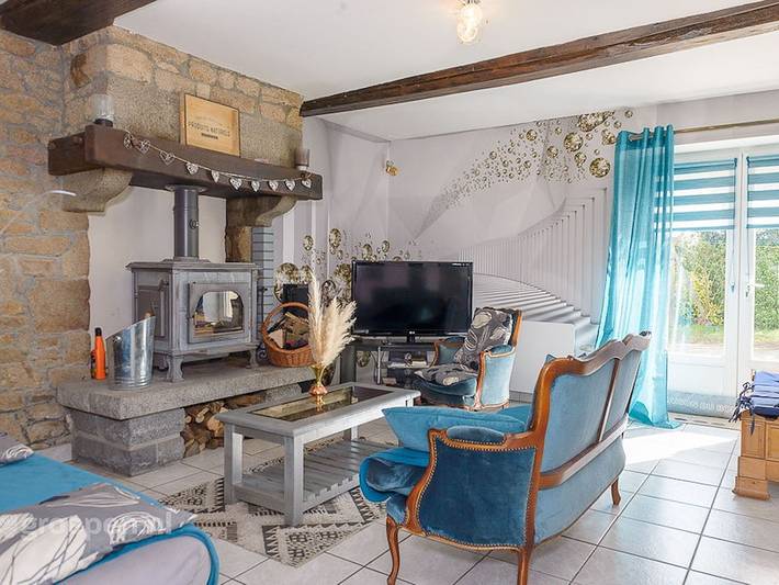 Location de vacances pour 12 personnes, avec terrasse et balcon/terrasse dans Bourguenolles - 4