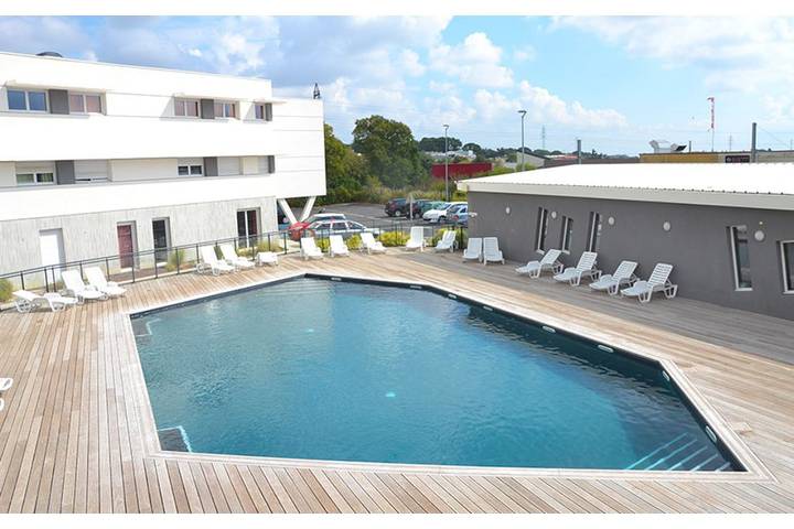 Appartement de vacances pour 4 personnes, avec balcon ainsi que piscine et sauna - 1