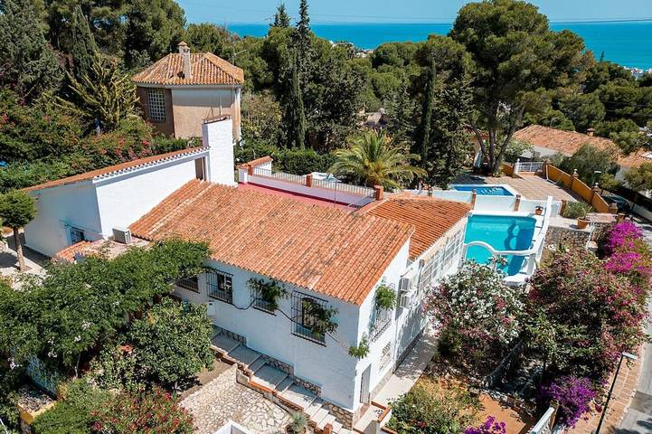 Villa für 6 Personen, mit Garten und Balkon in Malaga