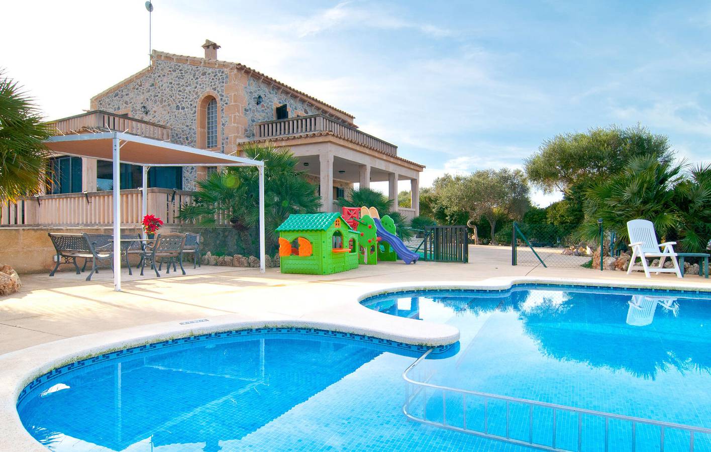 Entspannen mit Stil: Appartement am Pool bei Son Sant Martí in Muro, Mallorca Norden