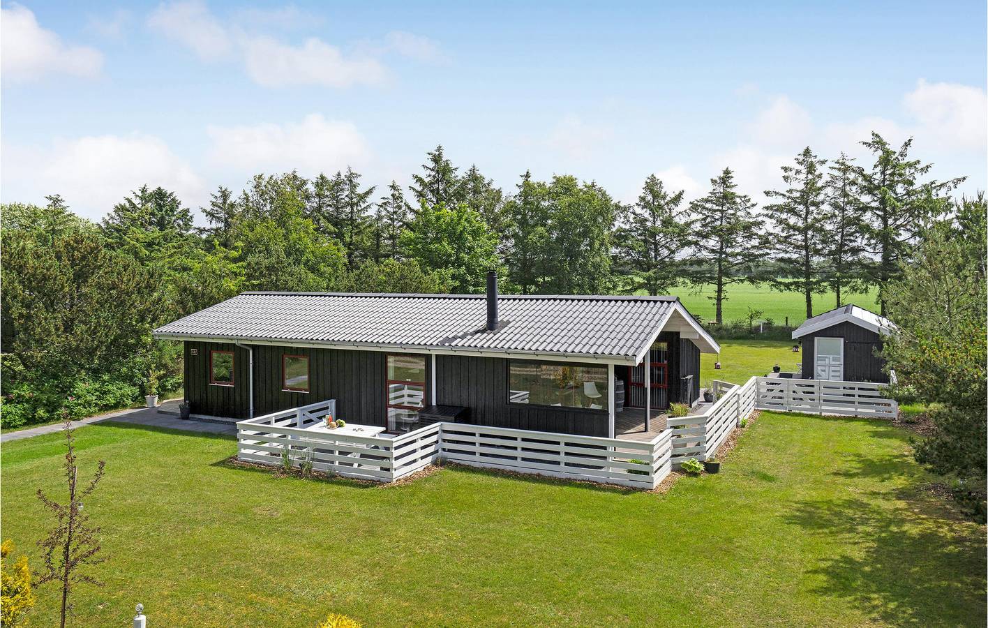 Ferienhaus für 6 Personen mit Terrasse in Stauning, Ringkøbing Fjord