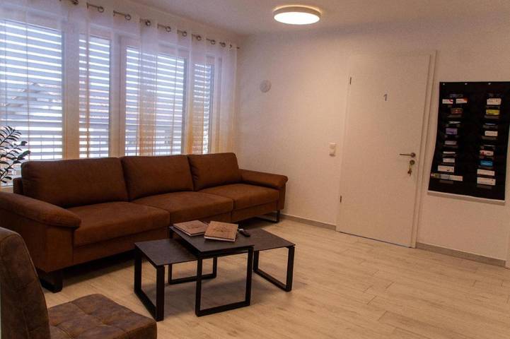 Ferienwohnung für 6 Personen, mit Pool und Sauna sowie Ausblick in Schönberg (Bayern)