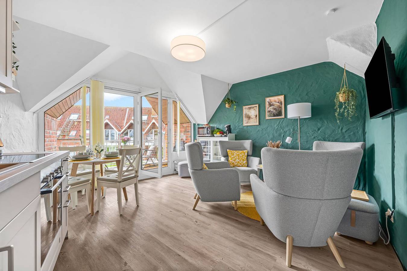 Ganze Wohnung, Strandloft Kronsgaard - Meerblick, Aktivraum, Spielplatz, Balkon in Kronsgaard, Schleswig-Flensburg