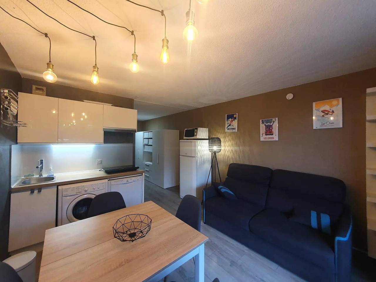 Ganzes Studio, Renoviertes Studio 4 Personen in Les Orres 1650 in Les Orres, Nationalpark Écrins