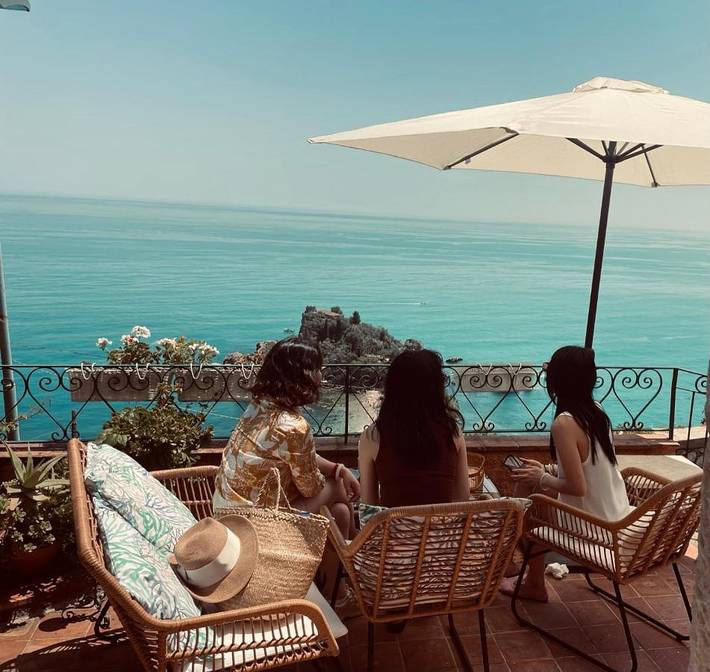 Chambre d’hôte pour 2 personnes, avec vue et jardin à Taormina - 2