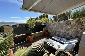 Gîte pour 3 personnes, avec terrasse et jardin dans Plage de Portissol