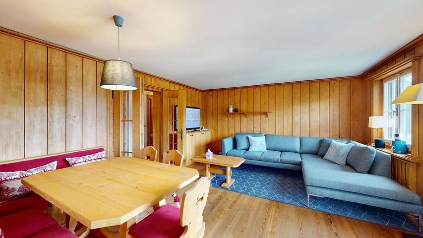 Ferienwohnung für 4 Personen, mit Ausblick und Balkon in Celerina