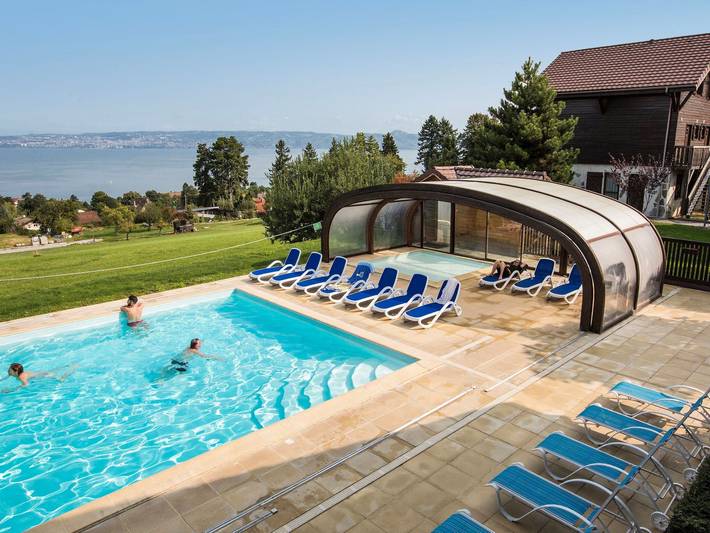 Gîte pour 5 personnes, avec piscine ainsi que sauna et balcon/terrasse, animaux acceptés dans Lac Léman (France) - 2