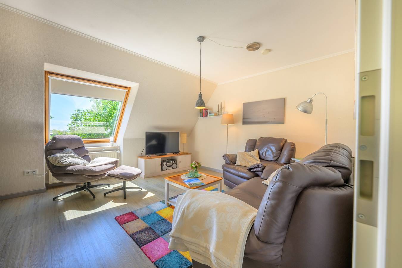 Ganze Wohnung, „Fewo Flut, Hof Harrsen, wo die Ruhe ihr zu Hause hat“ in Pellworm, Nordseeküste