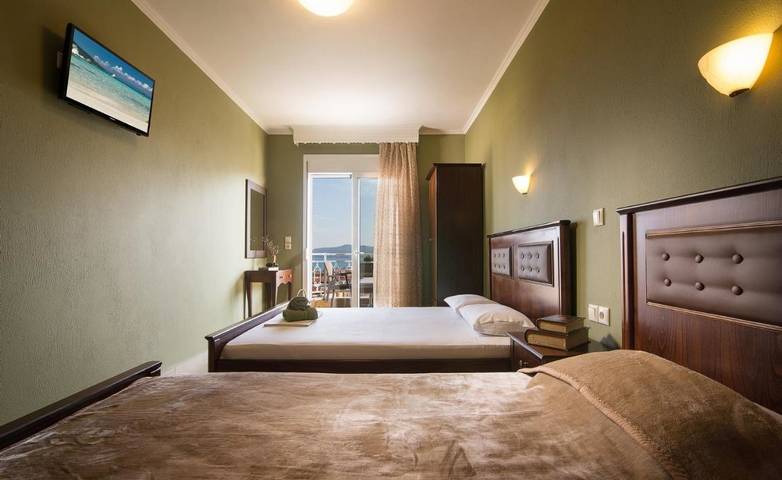 Ferienwohnung für 3 Personen, mit Ausblick und Balkon in Sarti - 4