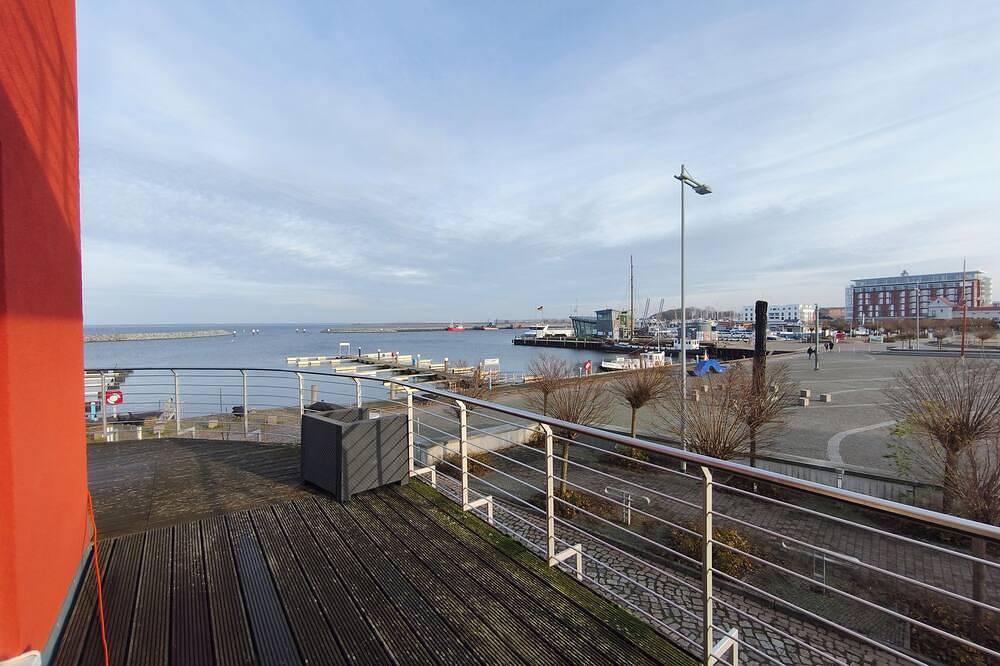 Pension Hafenblick - Terrasse und Hafenblick 2 in Barth, Vorpommern-Rügen