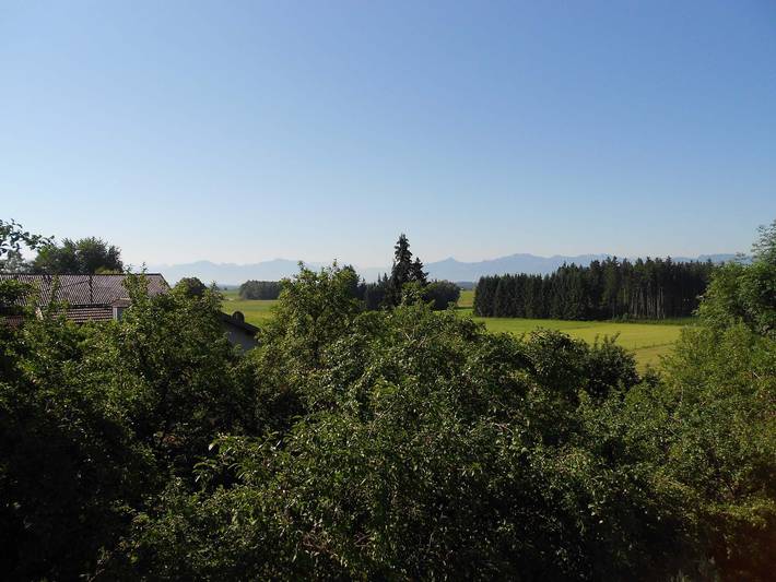 Ganze Ferienwohnung, Lechnerhof - Ferienwohnung Abendrot, 35 qm Erdgeschoss, 1 separates Schlafzimmer in Höslwang, Chiemsee