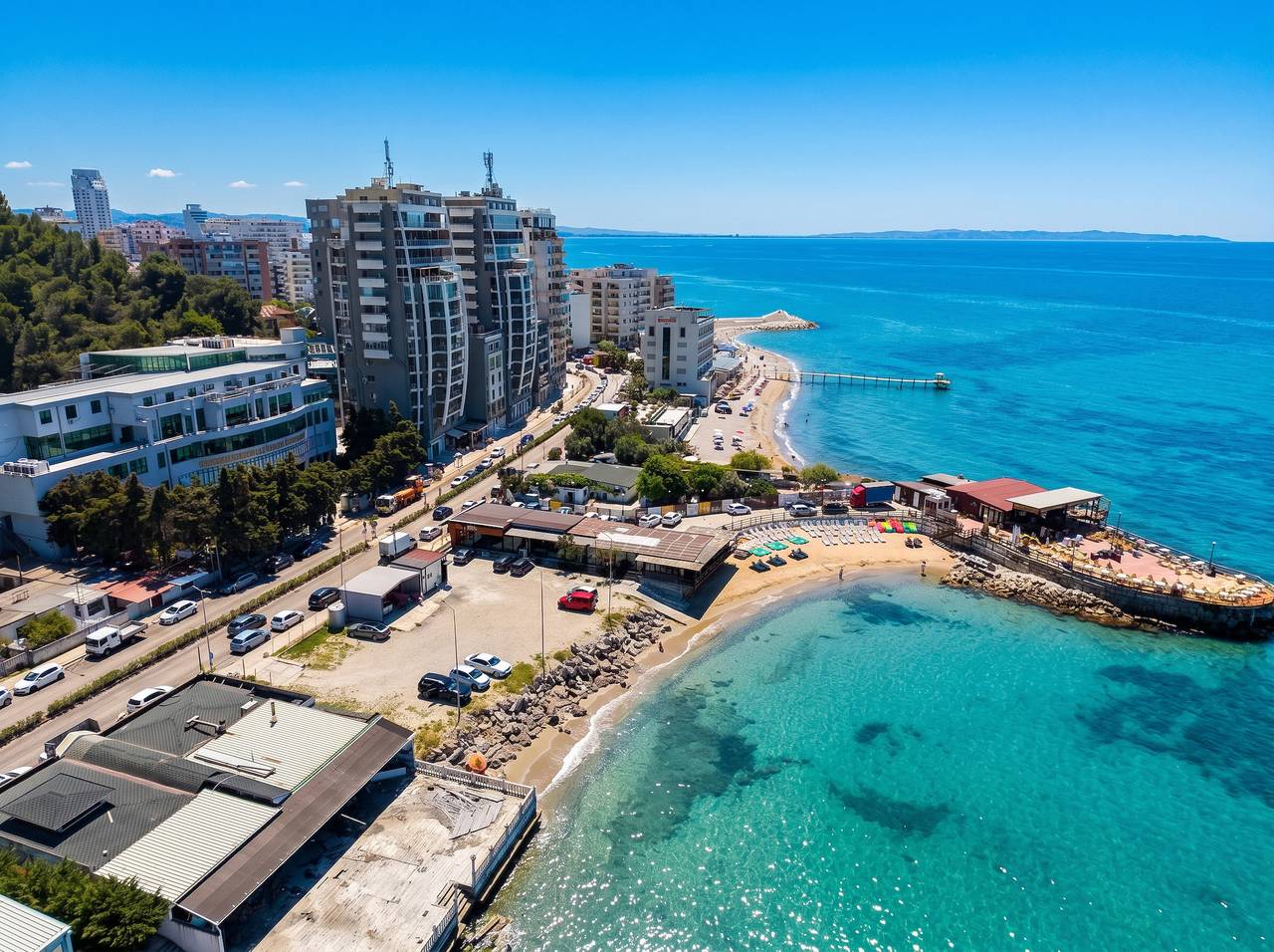 Apartamento entero, Sea View Apartment In Durres with Private Parking in Durrës, Albania