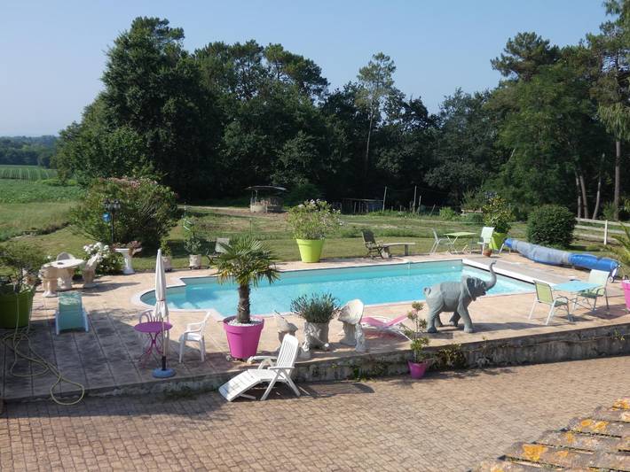 Chambre d’hôte pour 2 personnes, avec jardin et piscine, animaux acceptés dans les Landes - 2