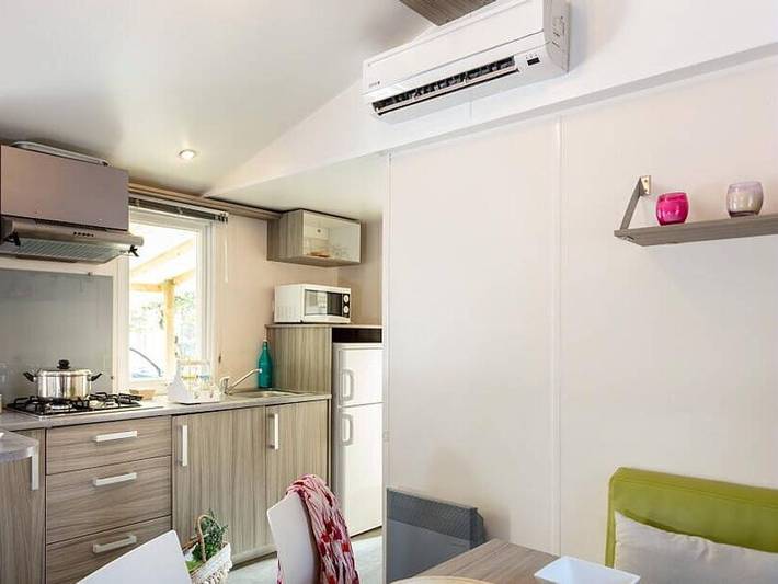 Mobil home pour 6 personnes, avec bassin pour enfant et piscine à Montagnac-Montpezat - 4