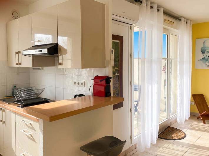 Ganze Wohnung, Moderne Wohnung in Montpellier, 45 m², Klimaanlage in Port Marianne, Montpellier