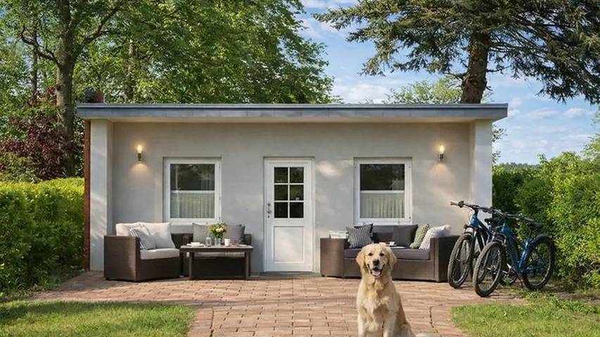 Bungalow für 3 Personen, mit Garten in Krakow am See