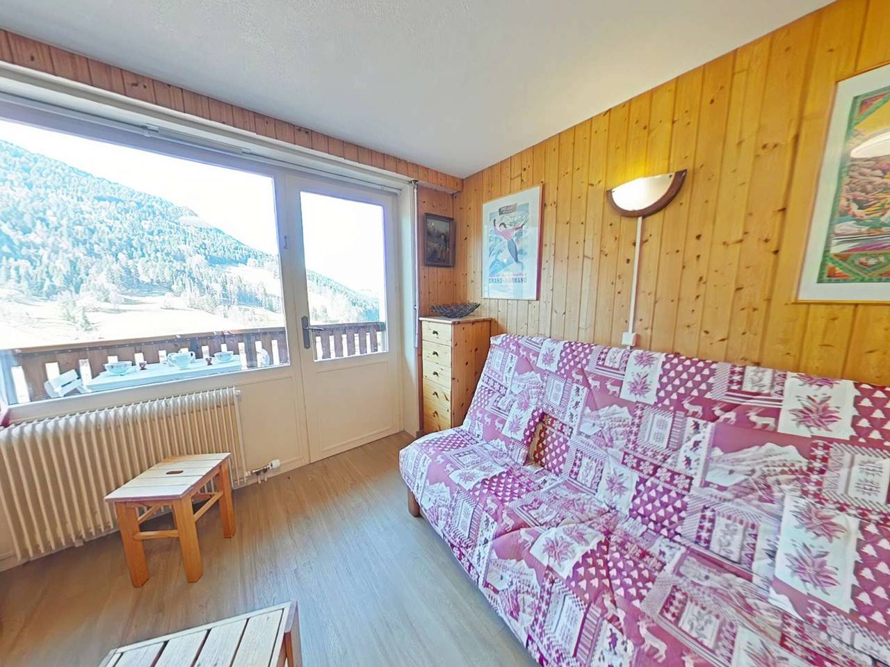 Appartement entier, Appartement ensoleillé 3 pièces - 6 pers avec cheminée au Grand Bornand, proche des pistes in Le Grand-Bornand, Région d'Annecy
