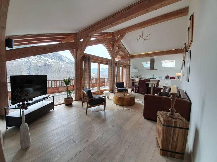 Gîte pour 4 personnes, avec vue ainsi que terrasse et sauna à Sainte-Foy-Tarentaise - 3
