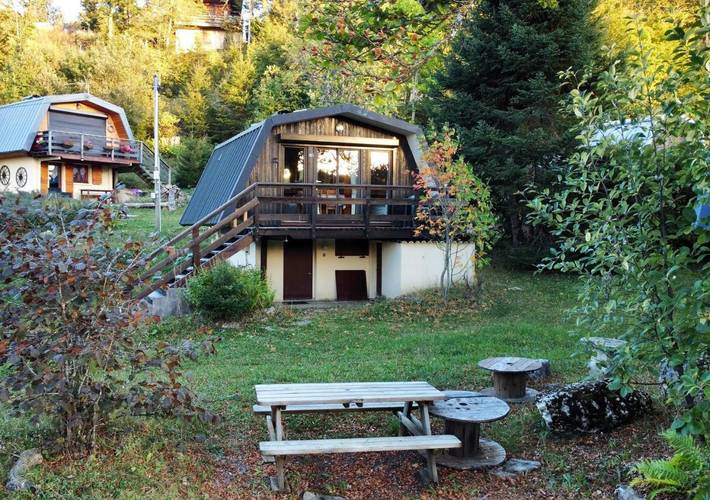 Chalet pour 4 personnes, avec jardin et vue