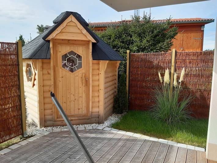 Ferienhaus für 4 Personen, mit Terrasse und Sauna im Steigerwald - 4