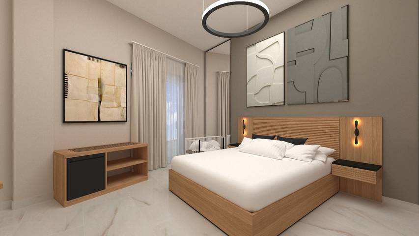 Διαμερίσματα διακοπών για 4 άτομα, με κήπο και μπαλκόνι στην Κατούνα