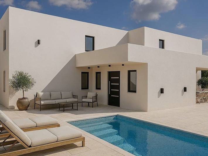 Villa pour 8 personnes, avec jardin, animaux acceptés dans Rab