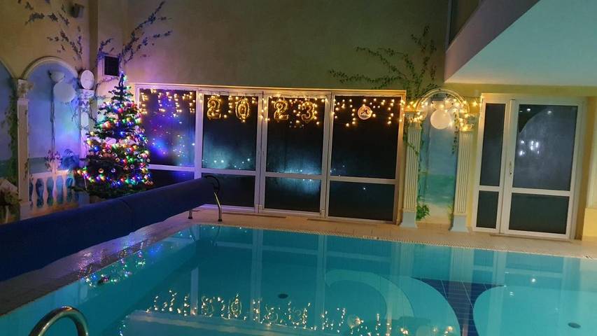 Apartament wakacyjny dla 2 osób, z sauna i taras oraz basen i jacuzzi w Malbork