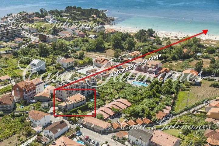 Casa de férias para 16 pessoas, com Terraço e Jardim e ainda Piscina em Portonovo