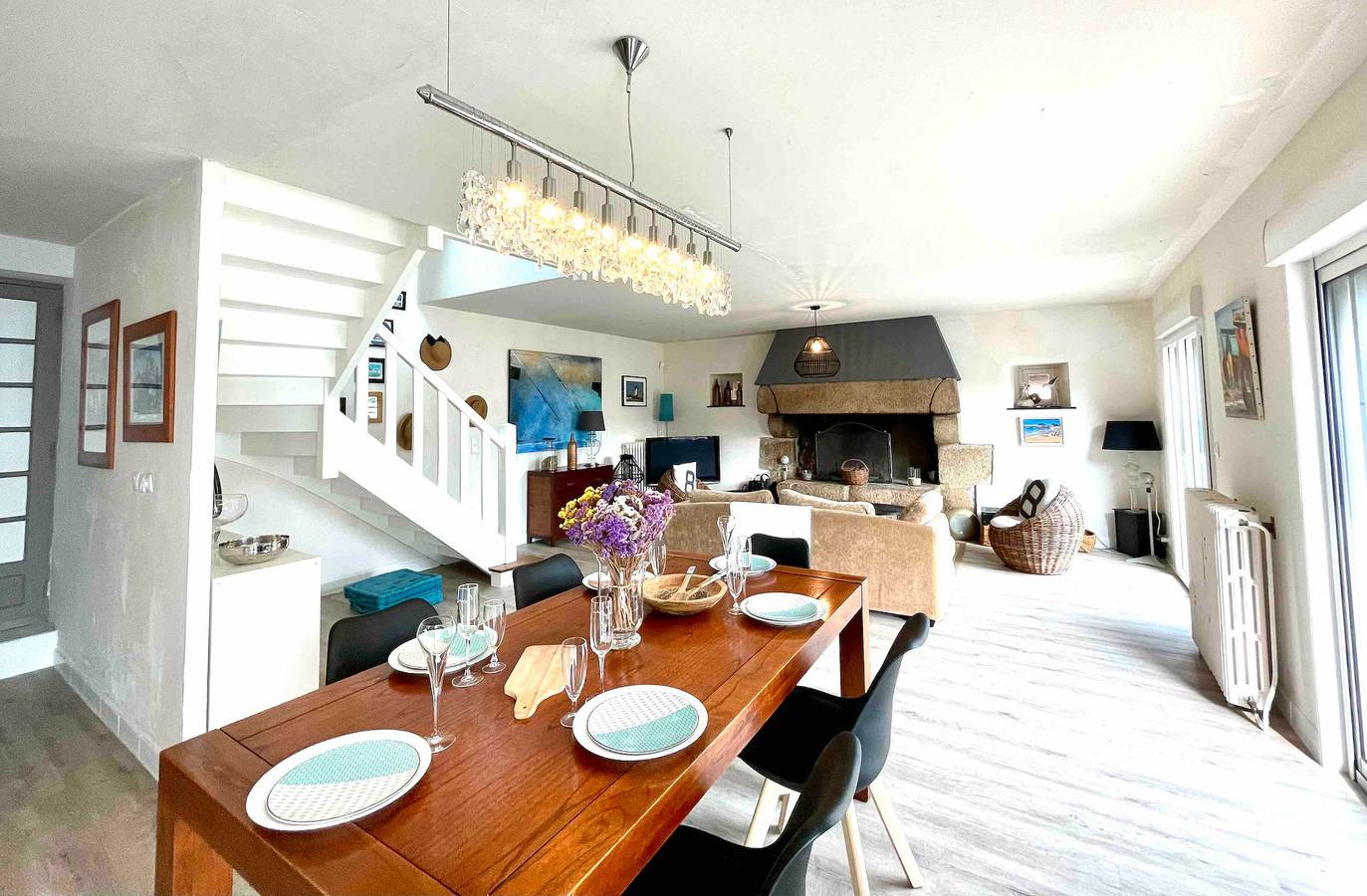 Ferienhaus 'Ty Glou Maison Charmante' mit privater Terrasse, privatem Garten und Wi-Fi in Ploemeur, Côte des Mégalithes