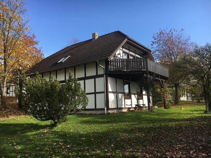 Ferienhaus für 10 Personen, mit Balkon und Terrasse sowie Garten in Frankenau