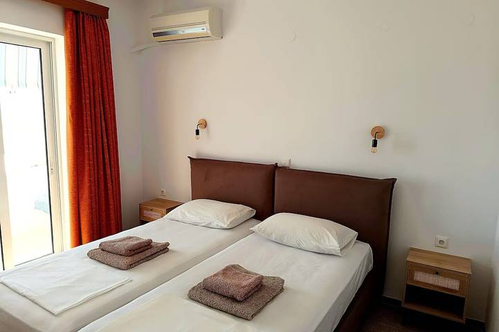 Appartement entier, Appartement pour 2 personnes, directement sur la plage, parking restaurants à proximité in Stegna (Rhodes), Rhodes