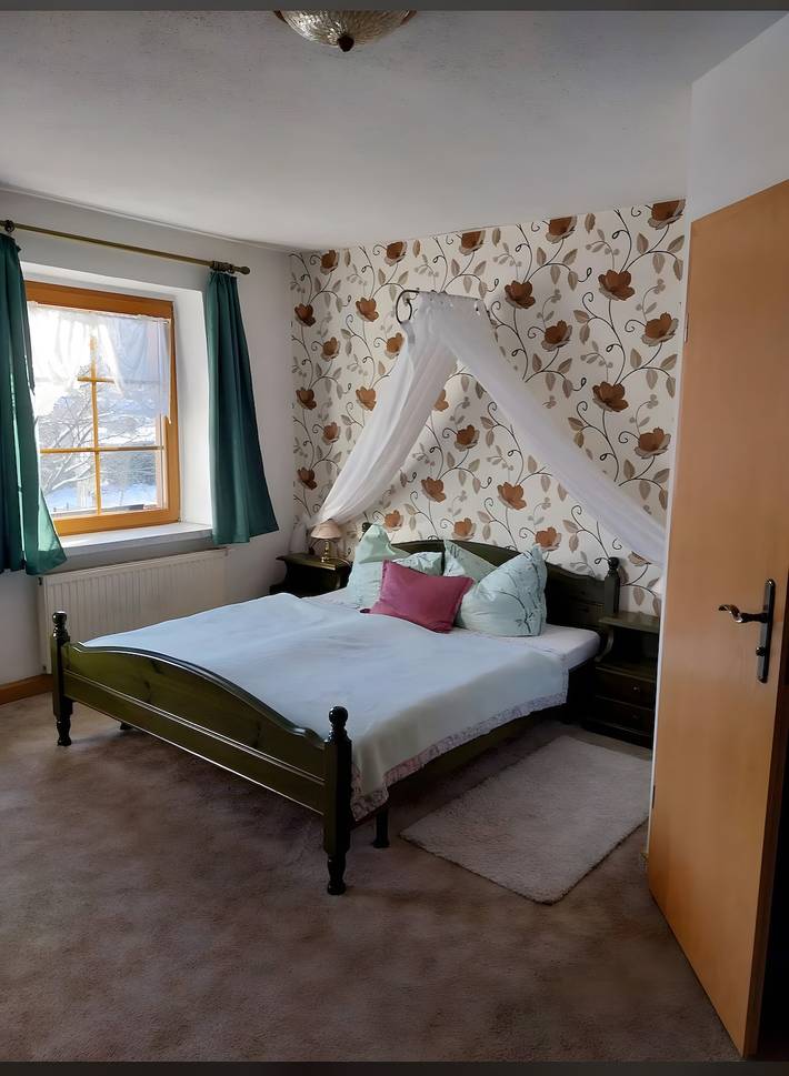 Ferienwohnung für 3 Personen, mit Garten und Balkon, mit Haustier im Vogtland