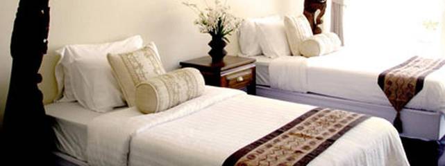 Maison d’hôte pour 2 personnes, avec jardin et piscine dans Mae Nam